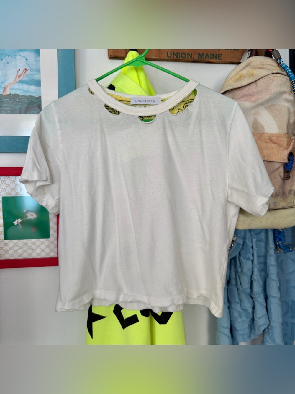 DAYDREAMER LA x REVOLVE destroyed white tee